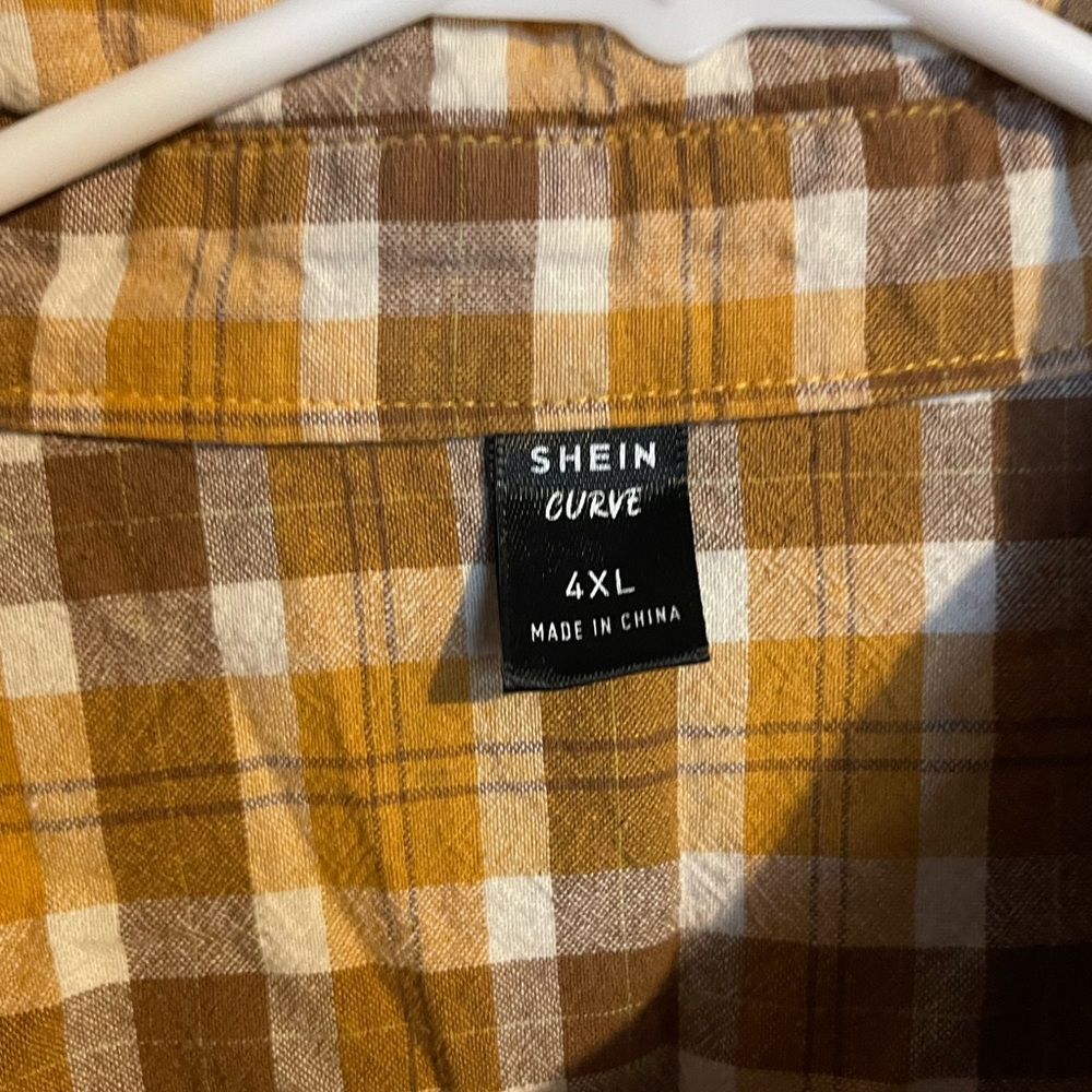 Fall short dress from SHEIN size 4x, great with high boots and a belt